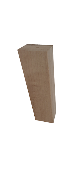 Noga buk natura skośna 60x60/40x40 h150