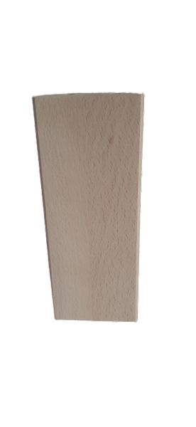 Noga z drewna buk natura SŁUPEK 60x30 h 150 mm