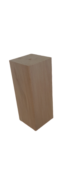 Noga z drewna buk natura SŁUPEK  60x60 h150