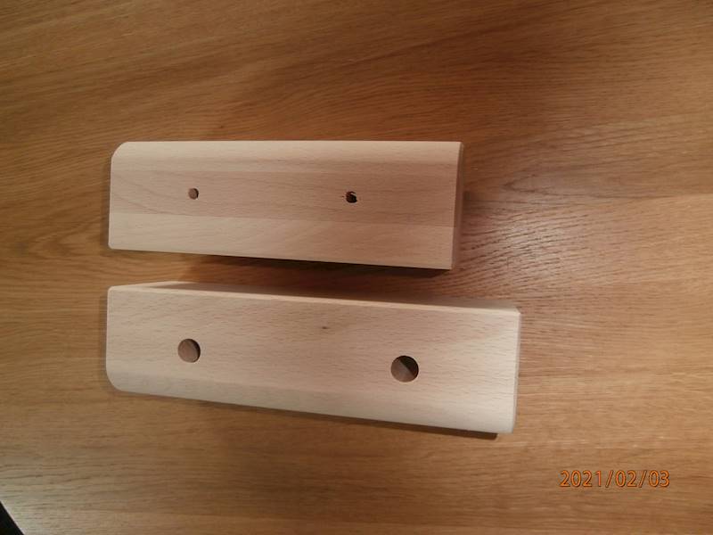Noga buk natura STOPKA 180x60 h60mm surowa