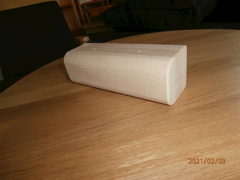 Noga buk natura STOPKA 210x60 h60mm  surowa