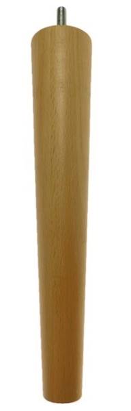 Noga meblowa buk surowa 22cm
