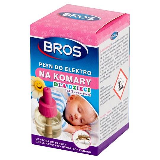 BROS płyn do elektro na komary 40ml  dla dzieci !!