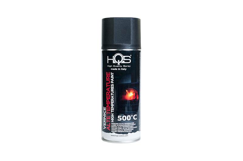 LAKIER "HQS" 400 ML CZARNY WYSOKOTEMP.