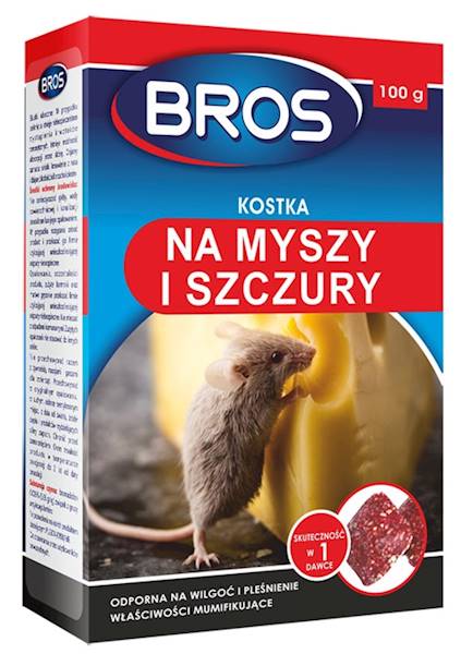 BROS kostka na myszy i szczury 100g