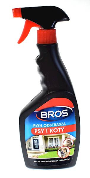 BROS płyn odstraszający psy i koty 500ml spray