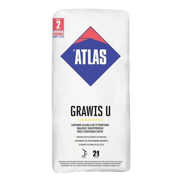 ATLAS GRAWIS U KLEJ DO SIATKI I STYROPIANU 25KG