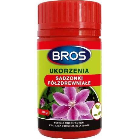 BROS UKORZENIACZ 50g SADZONKI PÓŁZDREWNIAŁE