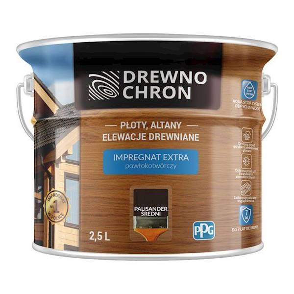 DREWNOCHRON PALISANDER  ŚREDNI 2,5 L