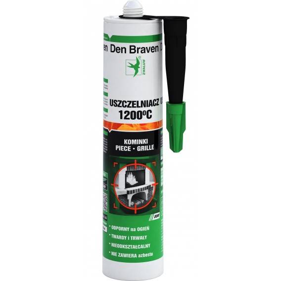 DEN BRAVEN USZCZEL CZARNY 310 ML FIRE SEALANT 1200