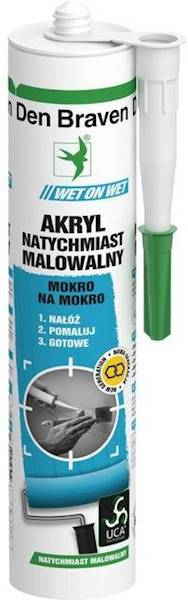 DEN BRAVEN ACRYL-WET 300 ML BIAŁY