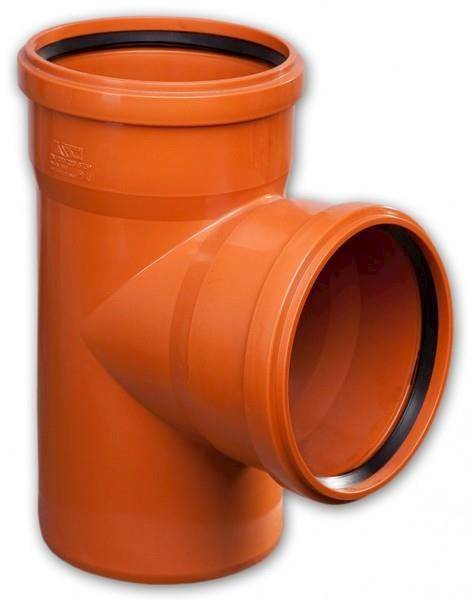 TRÓJNIK kan. PCV DN 160X160-87 stop.