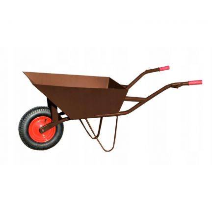 TACZKA METALOWA 85l BRĄZ