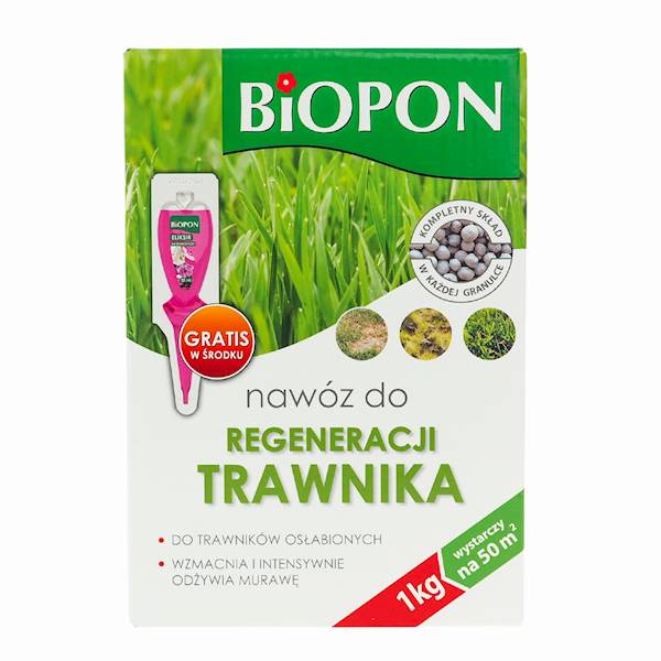 BIOPON NAWÓZ DO REGENERACJI TRAWNIKA  1kg