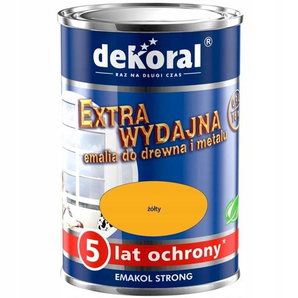 EMAKOL FTALOWY ŻÓŁTY 0,9L DEKORAL