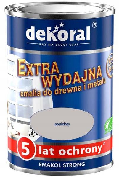 EMAKOL FTALOWY POPIELATY 0,9 L DEKORAL