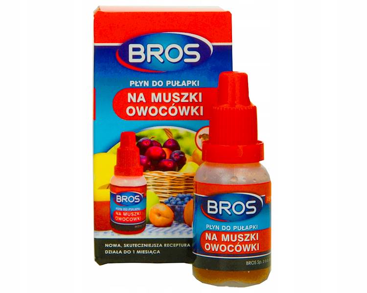 BROS płyn do pułapki na MUSZKI OWOCÓWKI