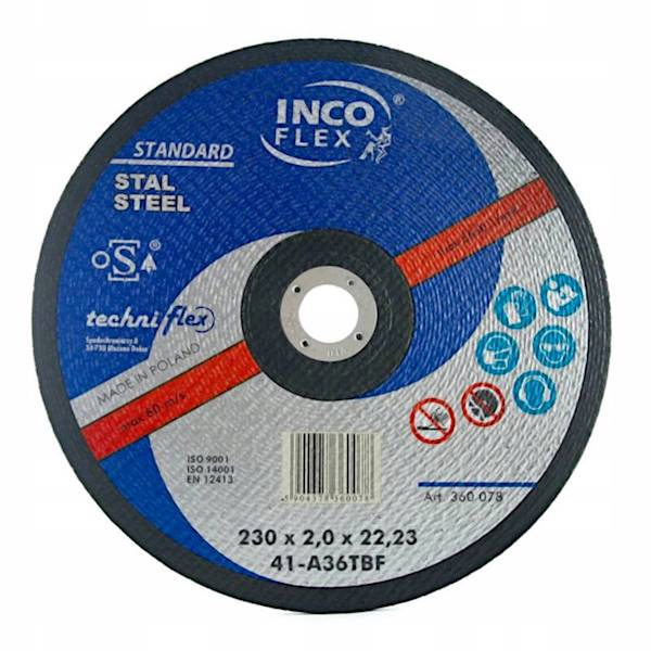 TARCZA TNĄCA DO METALU 180x1,6