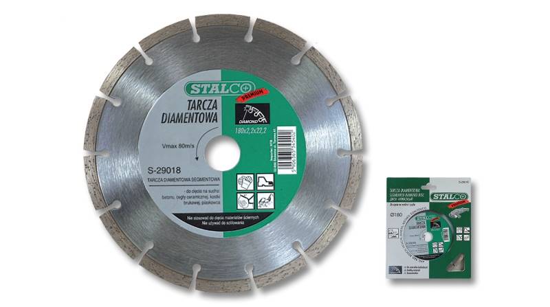 TARCZA DIAMENTOWA STALCO 230MM ZĘBATA