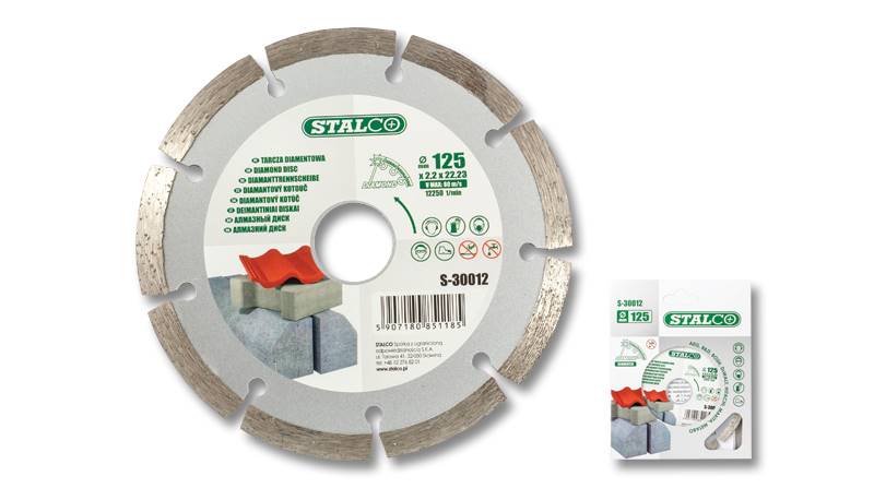 TARCZA DIAMENTOWA STALCO 125 SEGMENTOWA 
