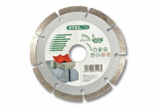 TARCZA DIAMENTOWA STALCO 115 STANDARD