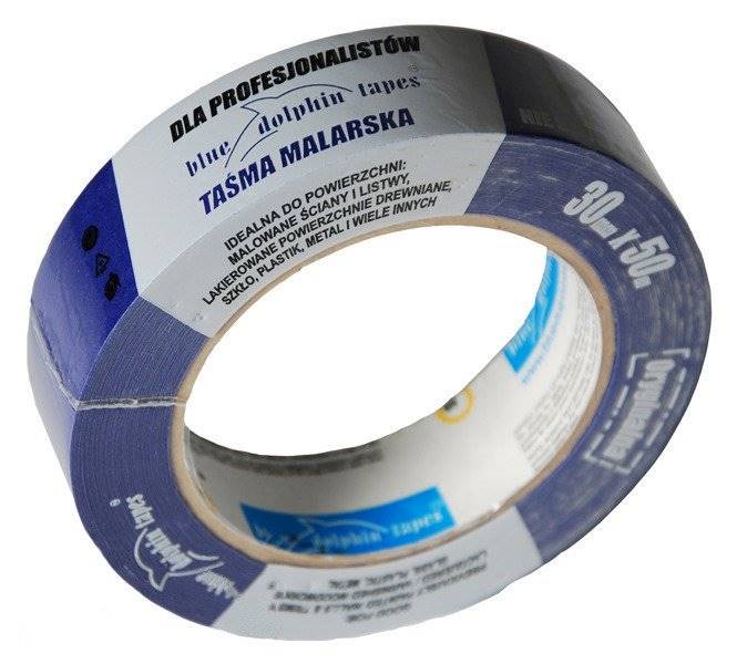 TAŚMA MALARSKA 30mmX50m nieb