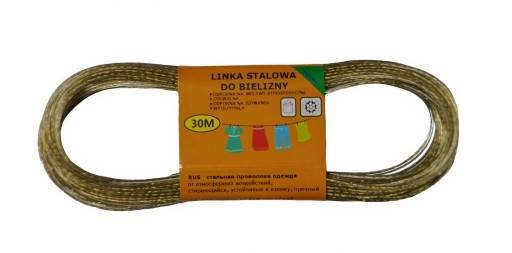 LINKA DO PRANIA STALOWA W PCV 20M