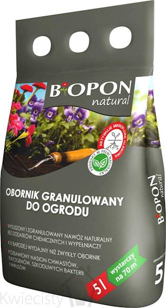 BIOPON obornik granulowany do ogrodu 5L