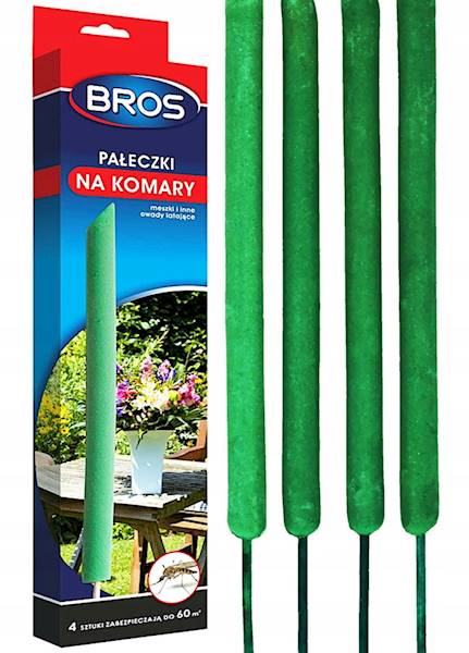 BROS pałeczki na komary 4szt