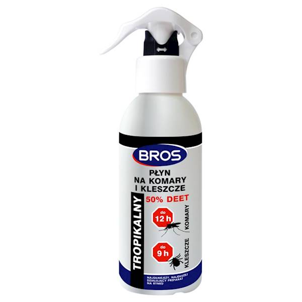 BROS płyn na KOMARY I KLESZCZE 130ml