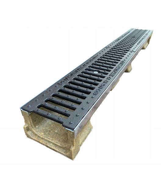 KORYTO POLIMEROBETON TC B125 1000X125X100 żeliwo