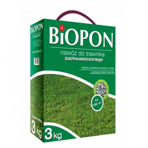 BIOPON nawóz do trawnika zachwaszczonego 3kg