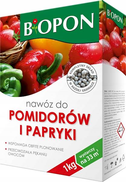BIOPON nawóz 100% organiczny do pomidorów . 1kg