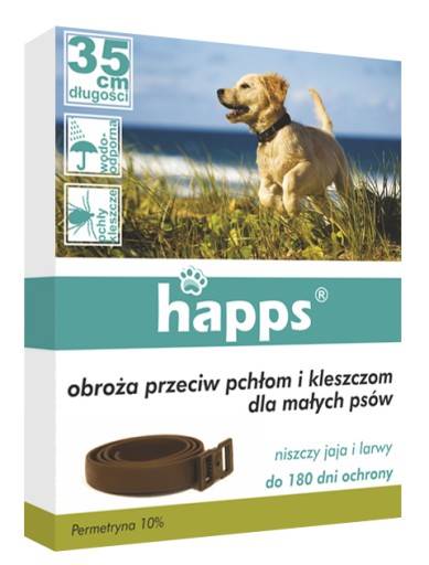BROS HAPPS OBROŻA dla MAŁE PSY p/pchłom i klesz 