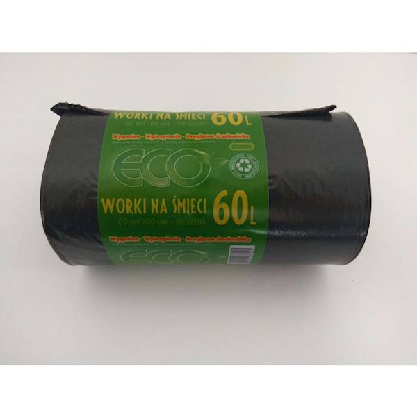WORKI NA ŚMIECI 60l 50SZT  XXXX