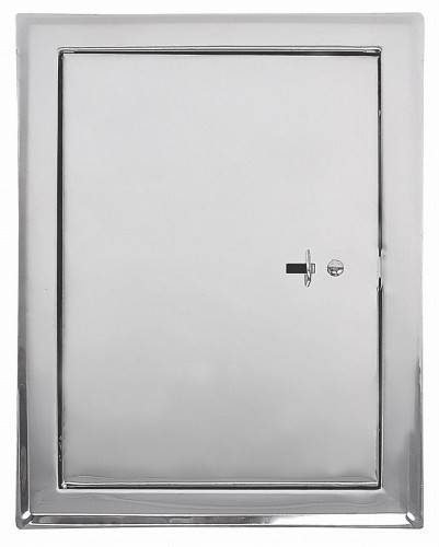 DRZWICZKI KOMINOWE METALOWE 140X210 NIKIEL NIERDZ