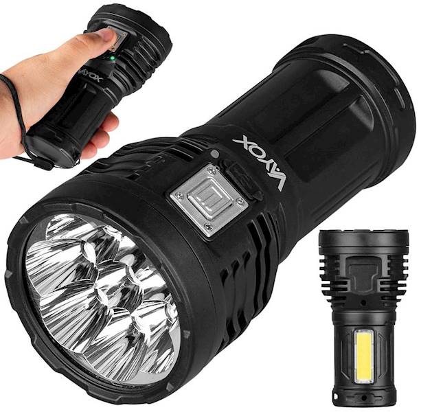 LATARKA AKUMULATOROWA 600lm 4xLED