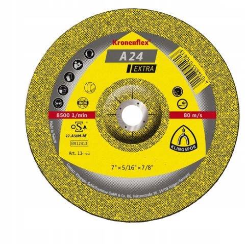 TARCZA SZLIF. DO MET 125X6 KLINGSPOR