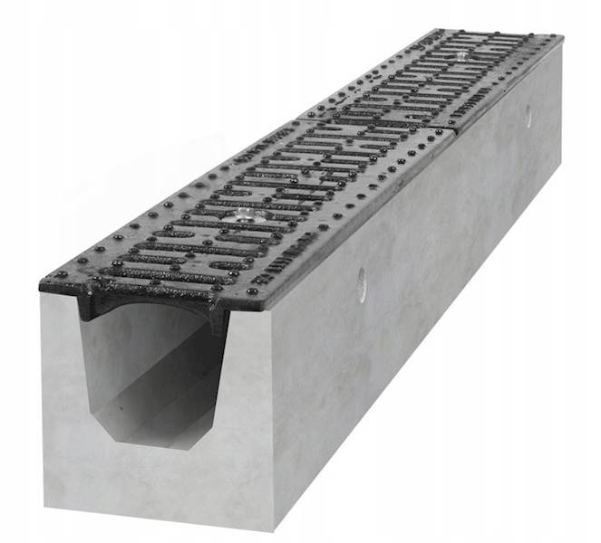 KORYTO BETON 1m TC B125 1000X200X250 POKR żeliwo