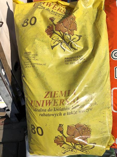 ZIEMIA UNIWERSALNA /ŻÓŁTY WOREK/  80L