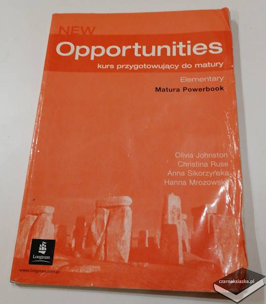 New opportunities kurs przygotowujący do matury Elementary  zestaw 3 książek