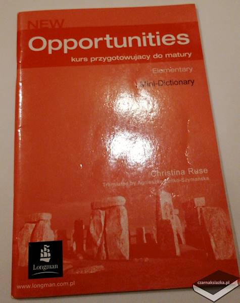 New opportunities kurs przygotowujący do matury Elementary  zestaw 3 książek