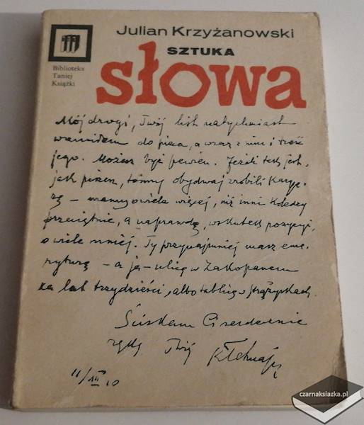 Sztuka słowa : Rzecz o zjawiskach literackich - Julian Krzyżanowski