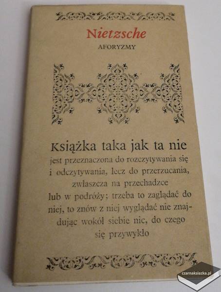 Aforyzmy - Friedrich Nietzsche
