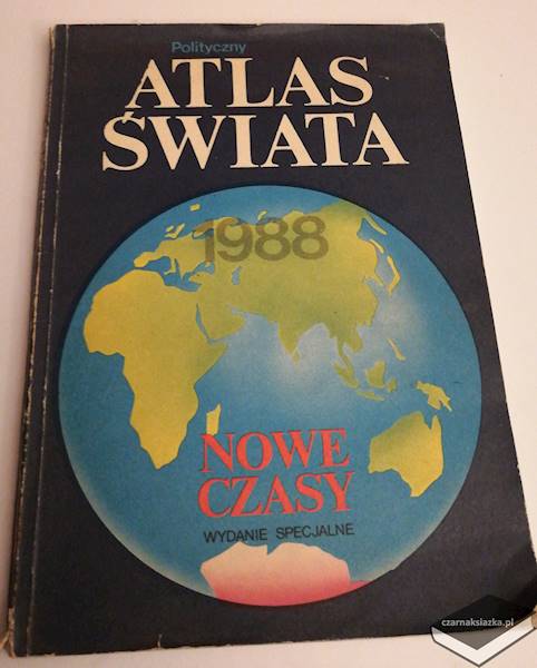 Polityczny atlas świata 1988 Nowe Czasy, wydanie specjalne