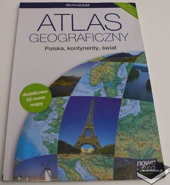 Atlas geograficzny. Polska, kontynenty, świat. Gimnazjum + Gratisy