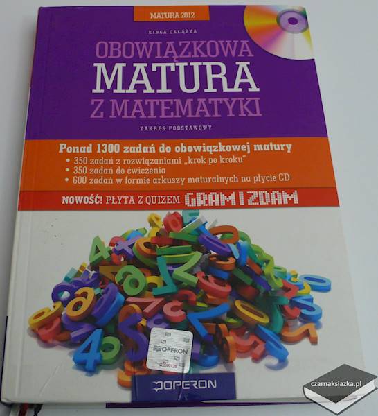 Matematyka obowiązkowa matura 2012 - Kinga Gałązka 