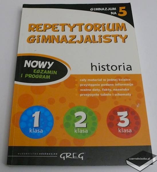 Repetytorium Gimnazjalisty. Gimnazjum na 5. Historia - Agnieszka Chłosta-Sikorska