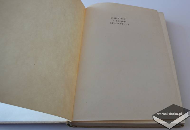 Z historii i teorii literatury - Konrad Górski