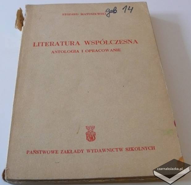 Literatura współczesna. Antologia i opracowanie - Ryszard Matuszewski